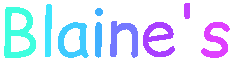 Blaine's World